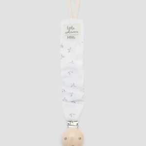 Printed brooch pacifier holder