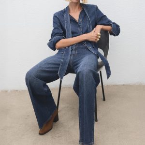 Suede block-heel boots