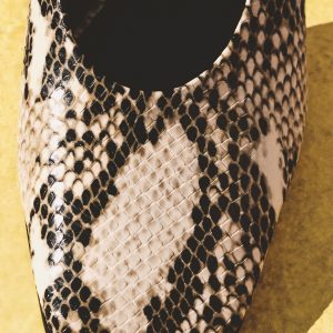 Animal-print high heeled shoes