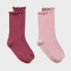 2 pack ribbed socks
