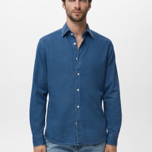100% cotton chambray shirt
