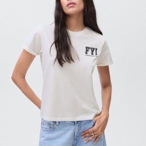 Printed cotton-blend t-shirt