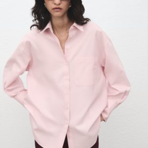 Pocket oversize shirt