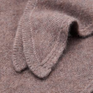 Cashmere-blend knitted shawl