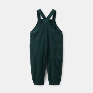 Long corduroy dungarees