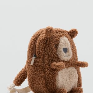 Teddy bear sherpa backpack