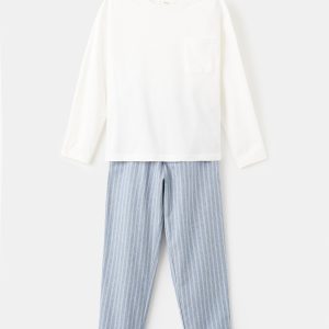 Striped long pyjamas