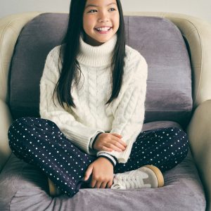 Flower culottes pants