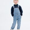 Denim cotton dungarees