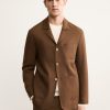 Italian virgin wool flannel suit jacket
