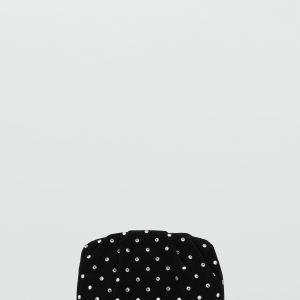 Velvet clutch with rhinestones