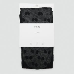 Polka-dot sheer stockings