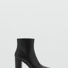 Ankle boots with block heel