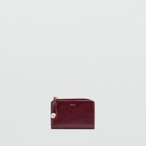 Small beaded wallet with a tumbled effect