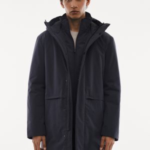 SOFEELATE® padded barn jacket with hood