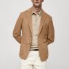 Slim-fit wool blazer