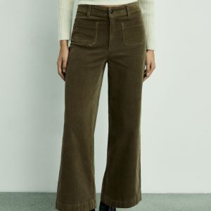 Catherin culotte corduroy pants