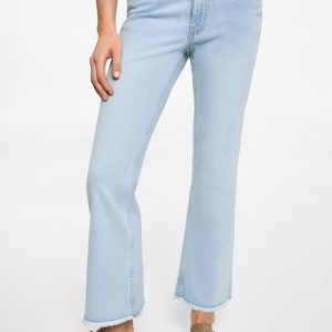 Crop flared jeans