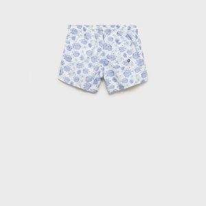 Marine-print swimsuit