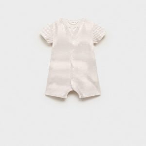 Striped bodysuit pyjamas