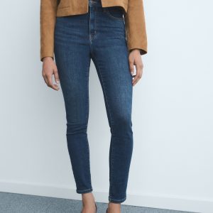 High-rise skinny jeans