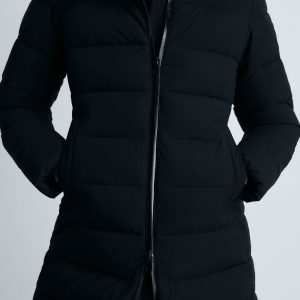 Waterproof padded midi anorak