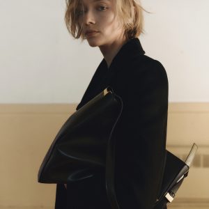 Shopper bag with metallic detail