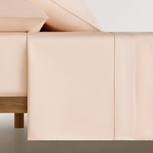 600-thread washed cotton top sheet for 150/160 cm bed