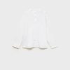 Mao collar linen shirt