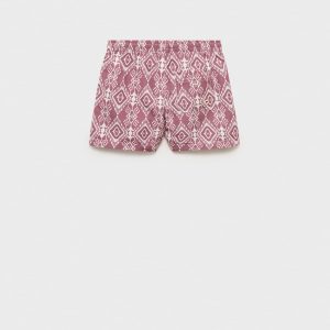 Printed swimming trunks