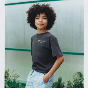 Printed swimming trunks