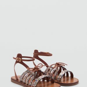 Strap cord sandals