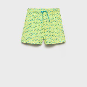 Shark-print swimsuit