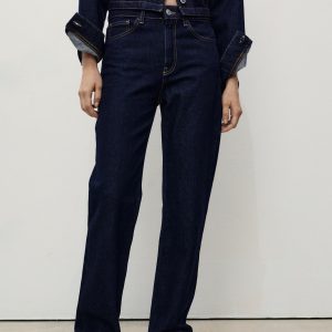 Matilda straight-fit rinse-wash jeans