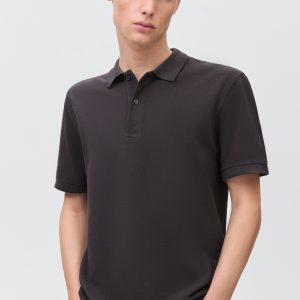 Cotton piqué polo shirt