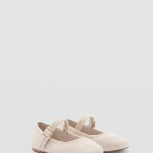 Ballet flats with buckle