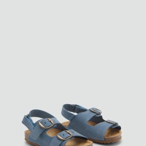 Buckles leather sandal