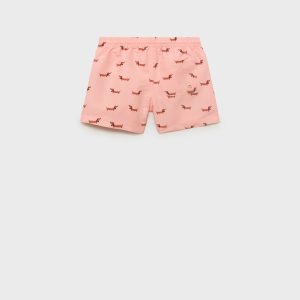 Printed swimming trunks