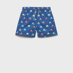Printed swimming trunks