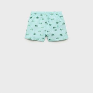 Printed swimming trunks
