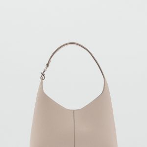 Shopper bag with metallic detail