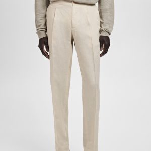 Salerno 100% Linen Slim Fit Suit Pants