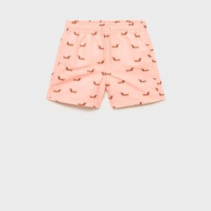 Printed swimming trunks