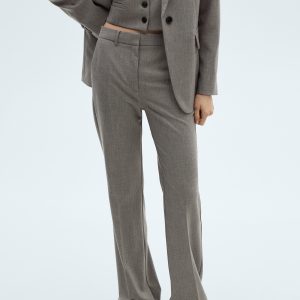 Straight suit trousers