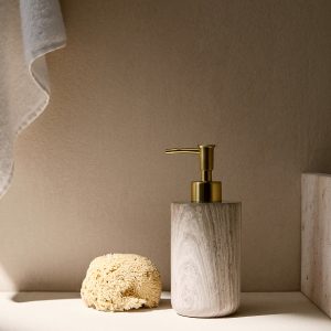 Marble soap dispenser