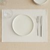 Cotton placemats with geometric pattern