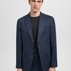 Amalfi 100% linen slim-fit suit blazer