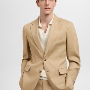 Amalfi 100% linen slim-fit suit blazer
