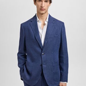 Salerno suit blazer 100% linen slim fit