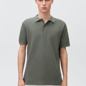 Cotton piqué polo shirt